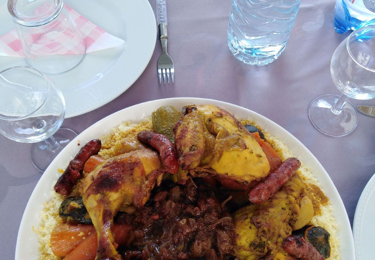 Chambres d'hôtes à Essaouira - Chambre Bouzama petit-déjeuner compris,  vue Piscine