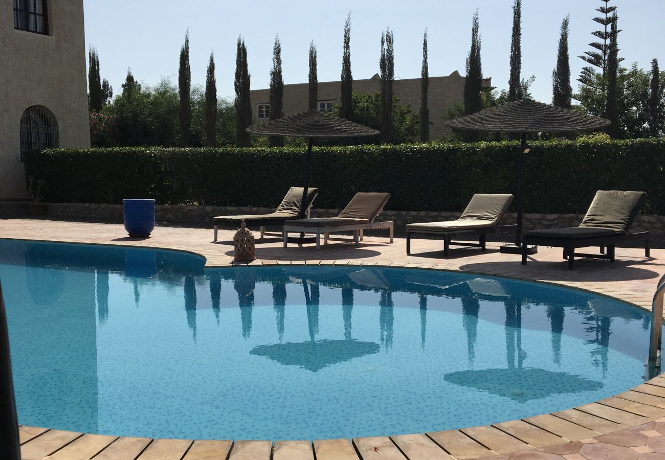 Chambres d'hôtes à Essaouira - Chambre Bouzama petit-déjeuner compris,  vue Piscine