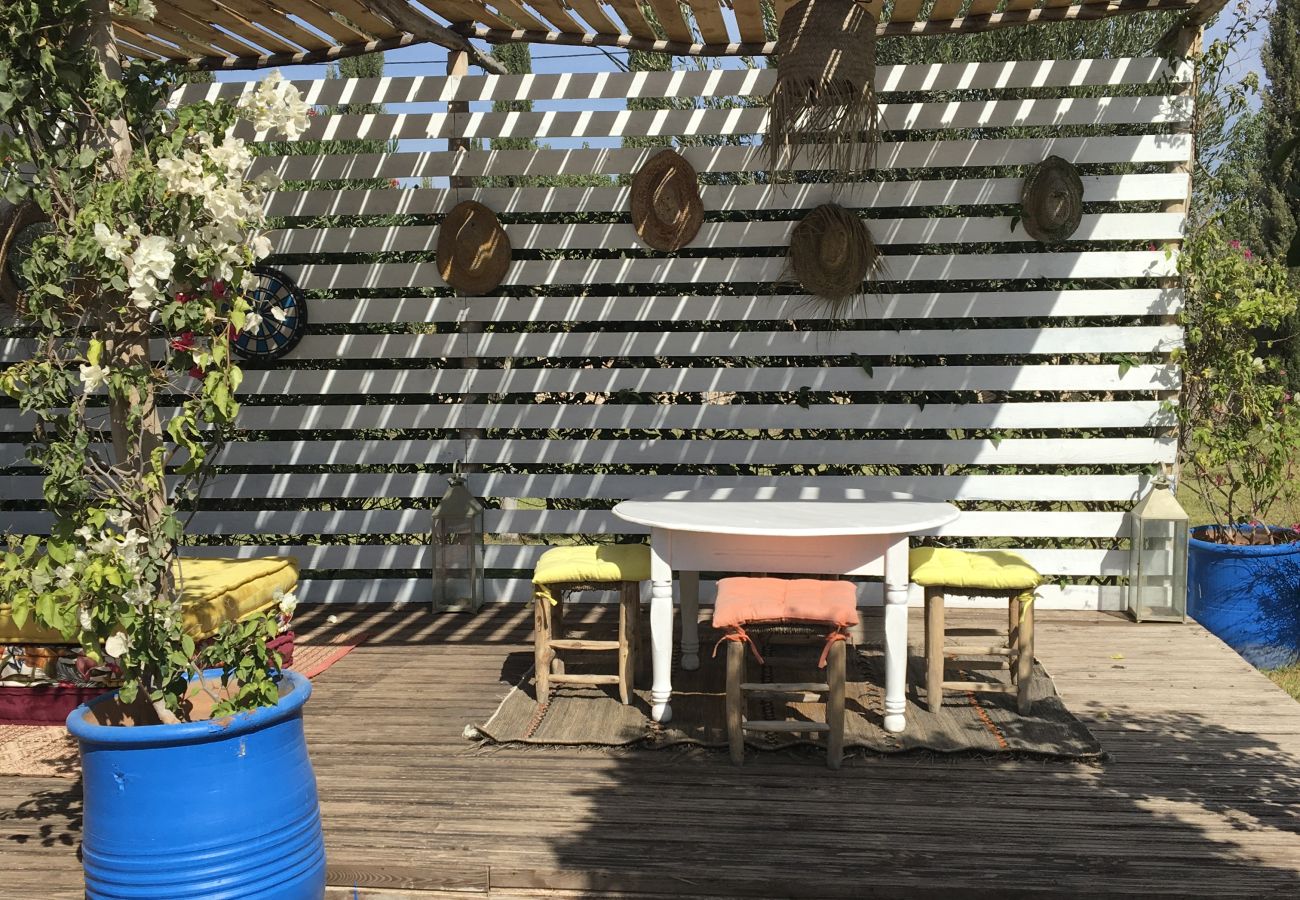 Chambres d'hôtes à Essaouira - Chambre Bouzama petit-déjeuner compris,  vue Piscine