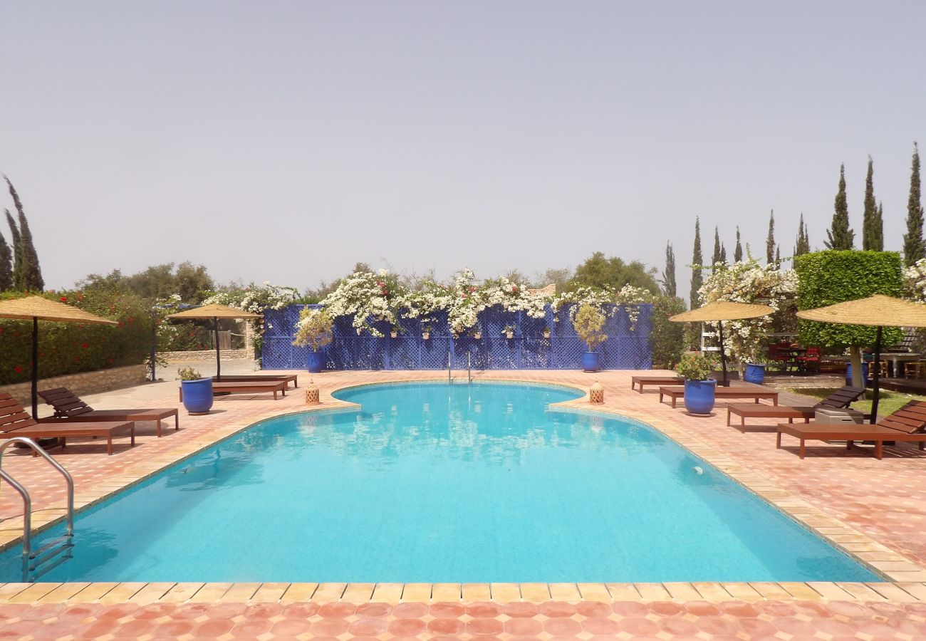Chambres d'hôtes à Essaouira - Chambre Bouzama petit-déjeuner compris,  vue Piscine