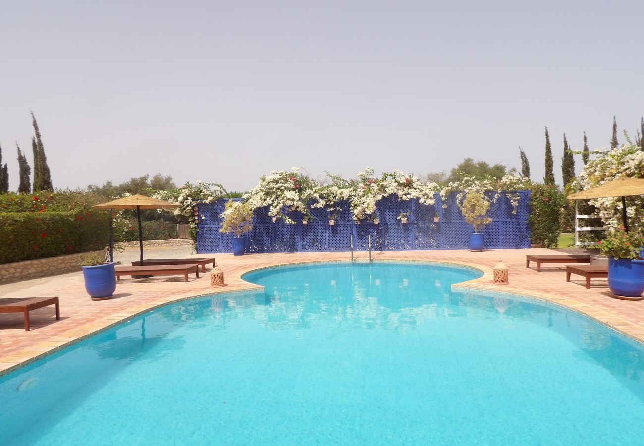Chambres d'hôtes à Essaouira - Chambre Bouzama petit-déjeuner compris,  vue Piscine