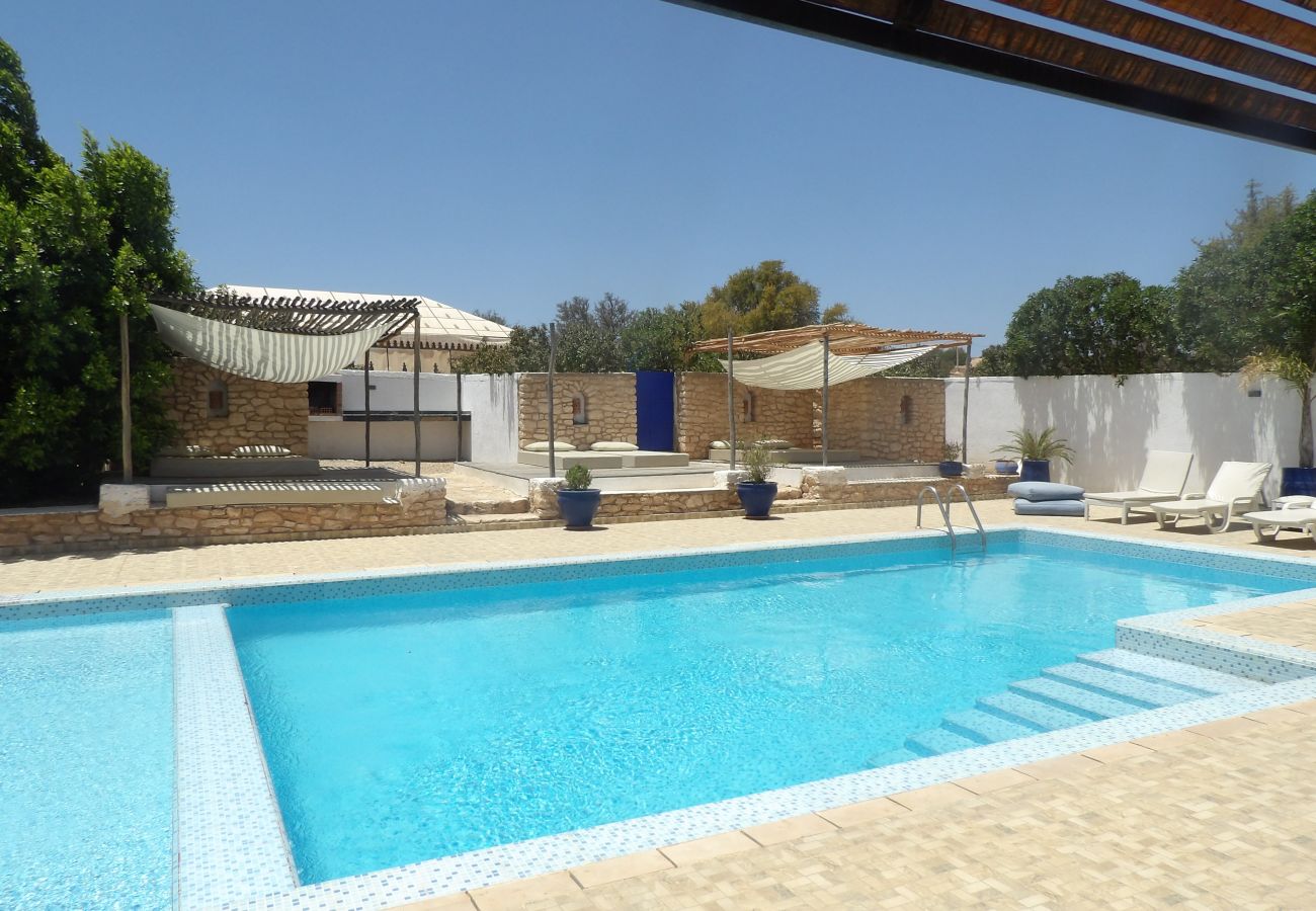 Villa à Essaouira - Villa climatisée avec piscine privée à 15 mn des plages