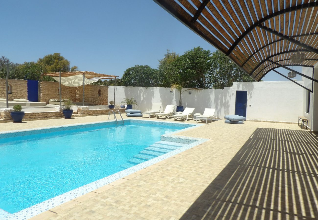 Villa à Essaouira - Villa climatisée avec piscine privée à 15 mn des plages