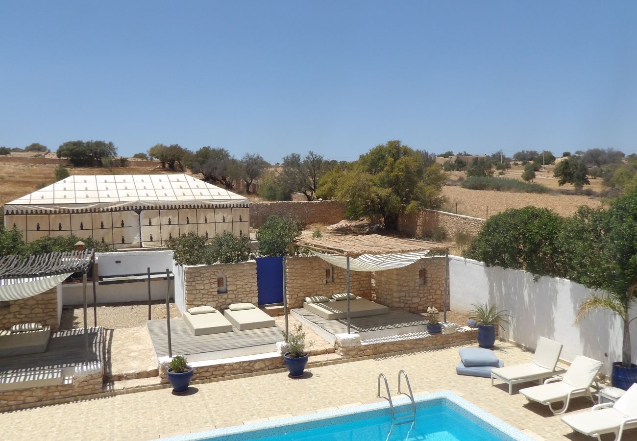 Villa à Essaouira - Villa climatisée avec piscine privée à 15 mn des plages