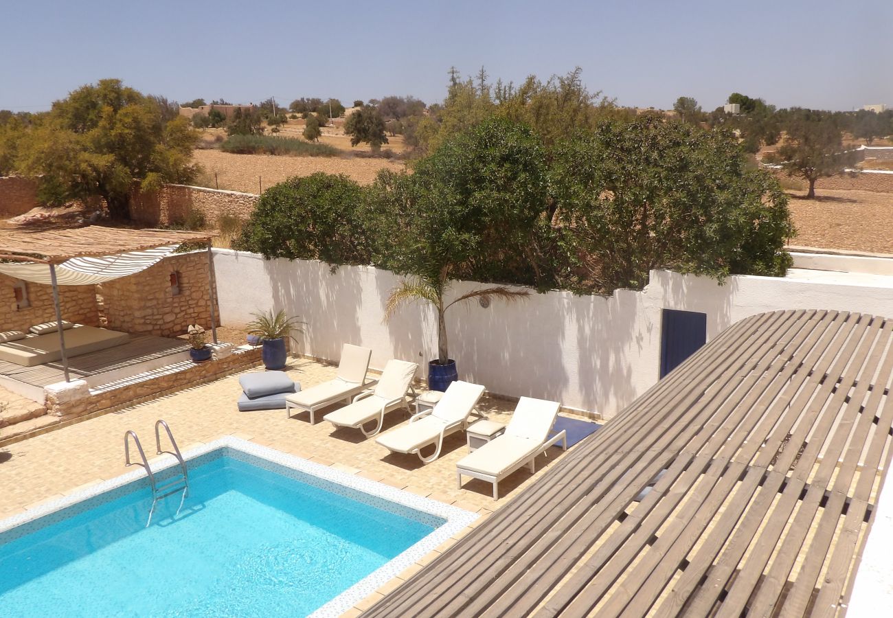 Villa à Essaouira - Villa climatisée avec piscine privée à 15 mn des plages
